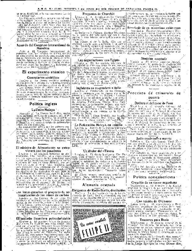 ABC SEVILLA 05-07-1946 página 11