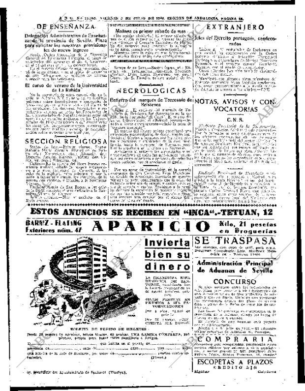 ABC SEVILLA 05-07-1946 página 18