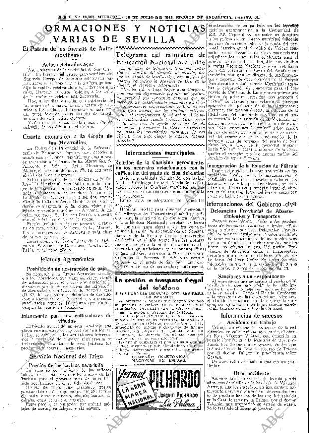 ABC SEVILLA 10-07-1946 página 17