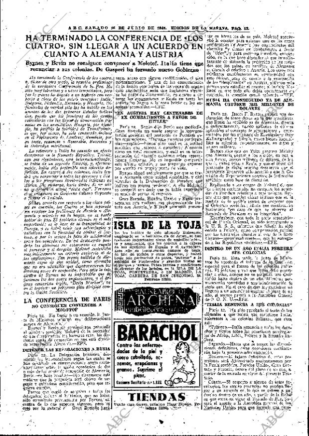 ABC MADRID 13-07-1946 página 13