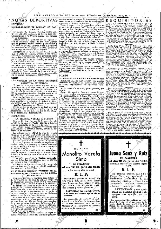 ABC MADRID 13-07-1946 página 21