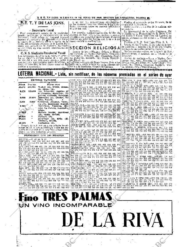 ABC SEVILLA 16-07-1946 página 20