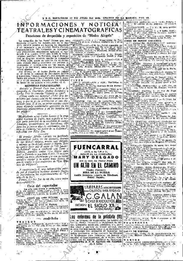 ABC MADRID 17-07-1946 página 19