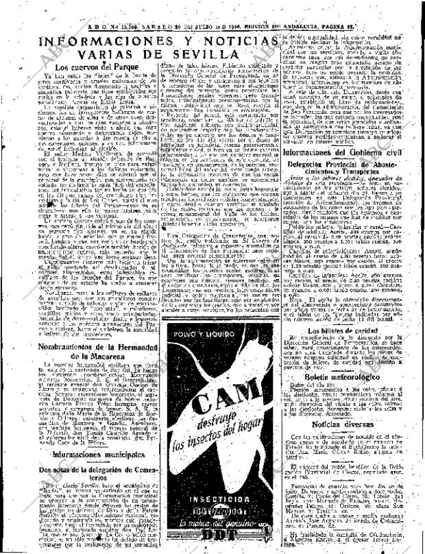 ABC SEVILLA 20-07-1946 página 17
