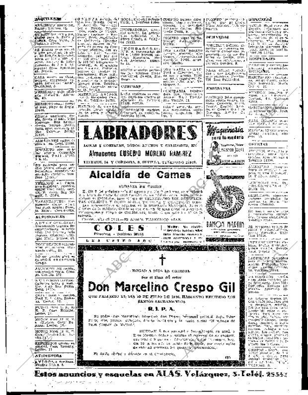 ABC SEVILLA 20-07-1946 página 20