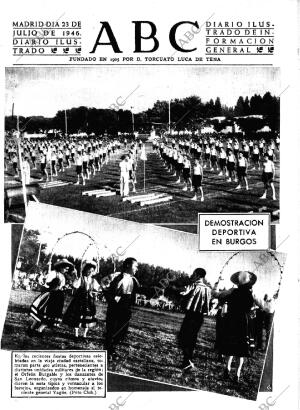 ABC MADRID 23-07-1946 página 1