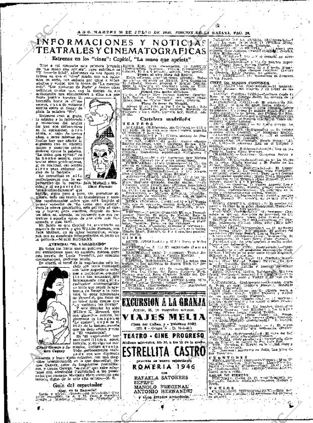 ABC MADRID 23-07-1946 página 16