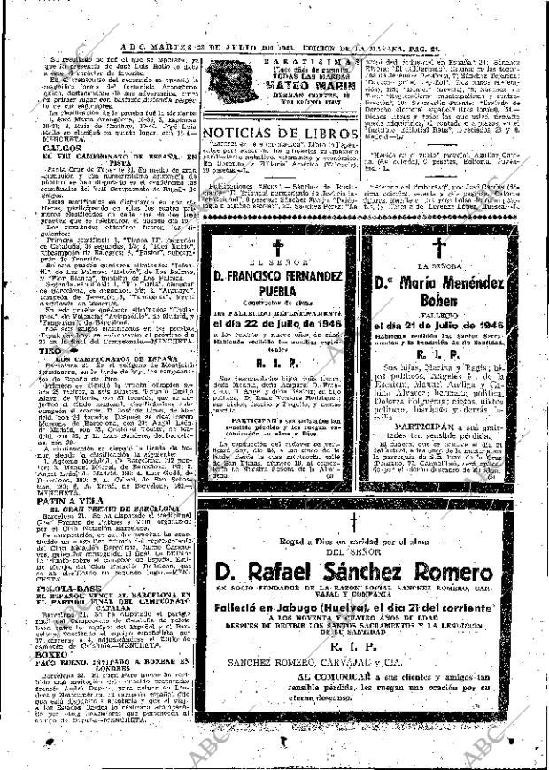 ABC MADRID 23-07-1946 página 21