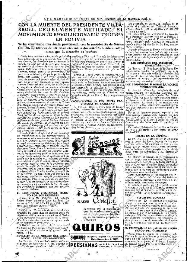 ABC MADRID 23-07-1946 página 9