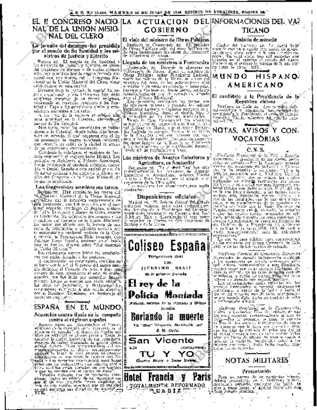 ABC SEVILLA 23-07-1946 página 12