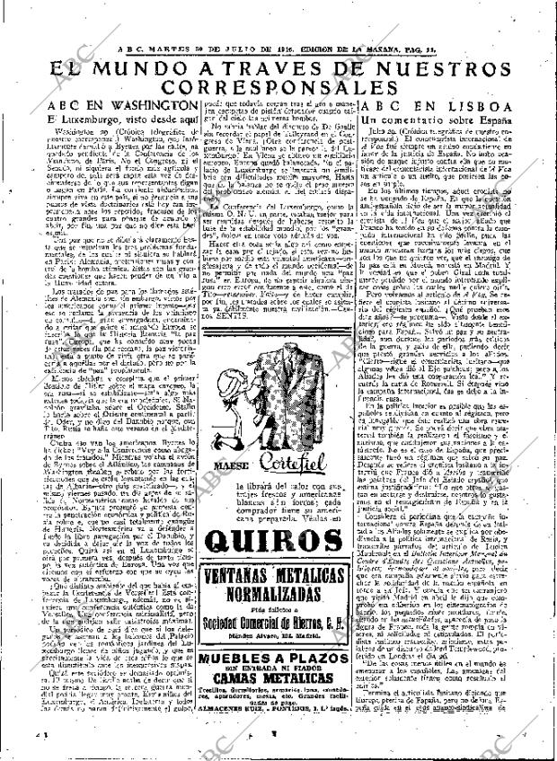 ABC MADRID 30-07-1946 página 11