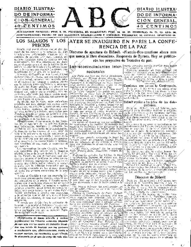 ABC SEVILLA 30-07-1946 página 15