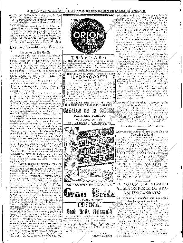 ABC SEVILLA 30-07-1946 página 18