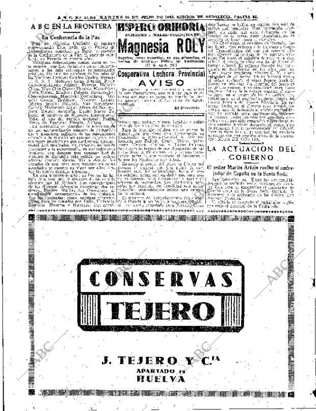 ABC SEVILLA 30-07-1946 página 20