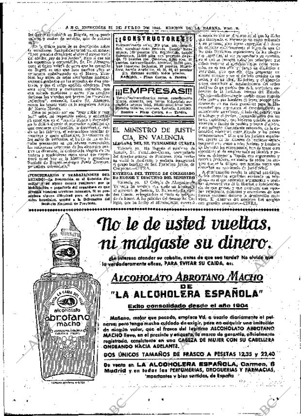 ABC MADRID 31-07-1946 página 8