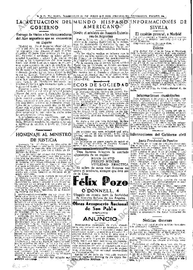 ABC SEVILLA 31-07-1946 página 13