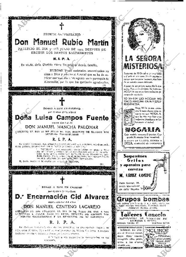 ABC SEVILLA 31-07-1946 página 16