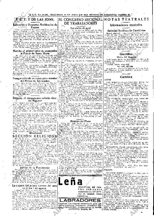 ABC SEVILLA 31-07-1946 página 17