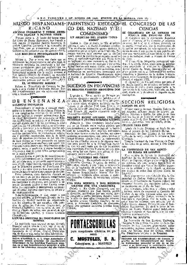 ABC MADRID 02-08-1946 página 17