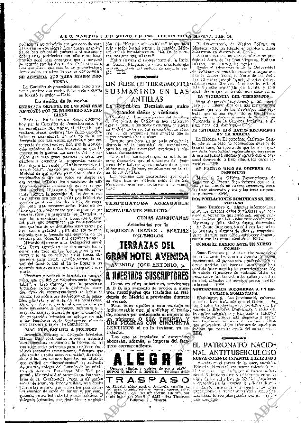 ABC MADRID 06-08-1946 página 14