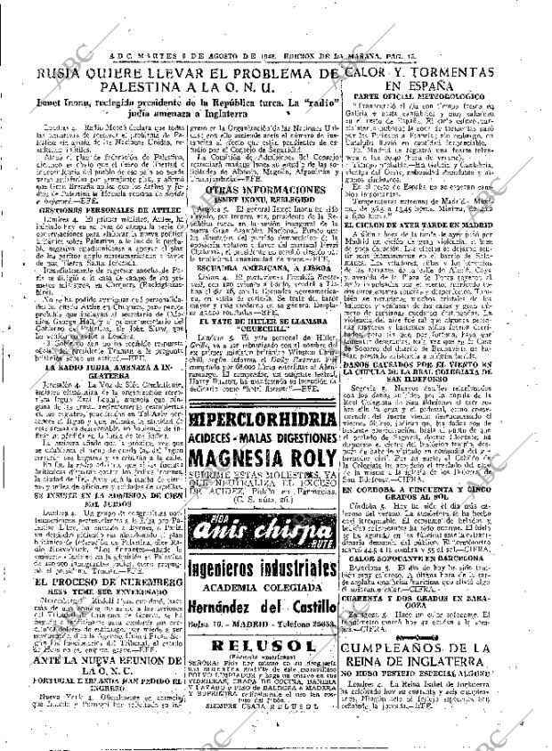 ABC MADRID 06-08-1946 página 15