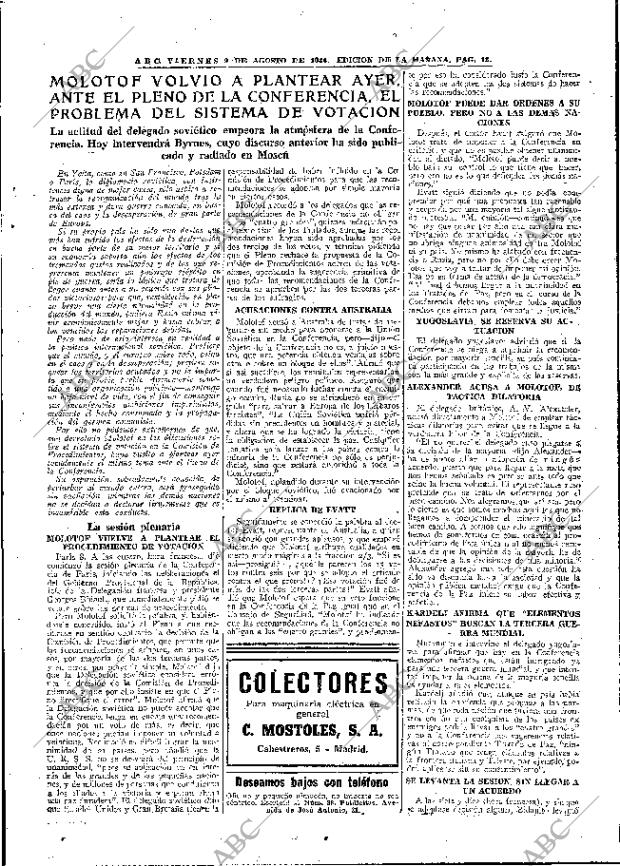 ABC MADRID 09-08-1946 página 13