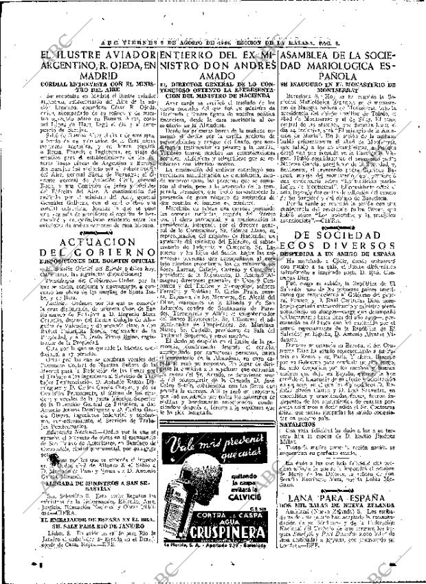 ABC MADRID 09-08-1946 página 8