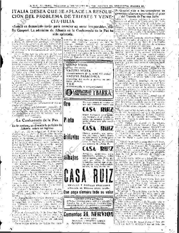 ABC SEVILLA 11-08-1946 página 17