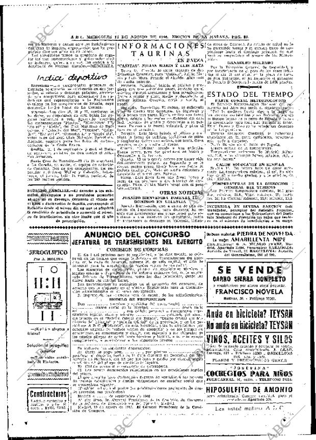 ABC MADRID 14-08-1946 página 22