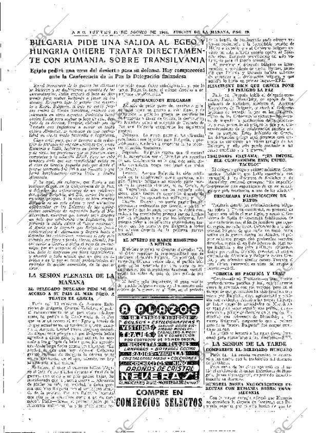 ABC MADRID 15-08-1946 página 19