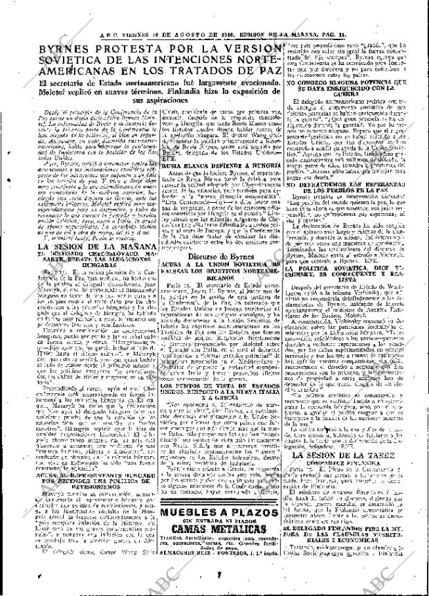 ABC MADRID 16-08-1946 página 11