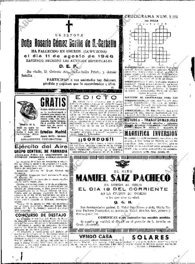 ABC MADRID 20-08-1946 página 2