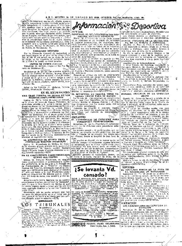 ABC MADRID 20-08-1946 página 20