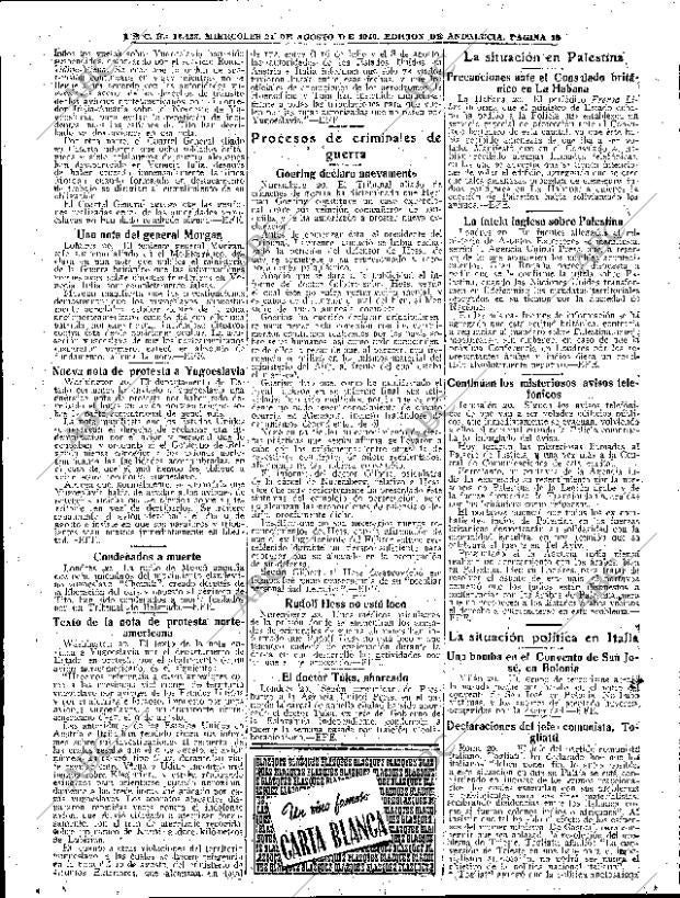 ABC SEVILLA 21-08-1946 página 10