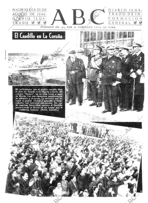 ABC MADRID 22-08-1946 página 1