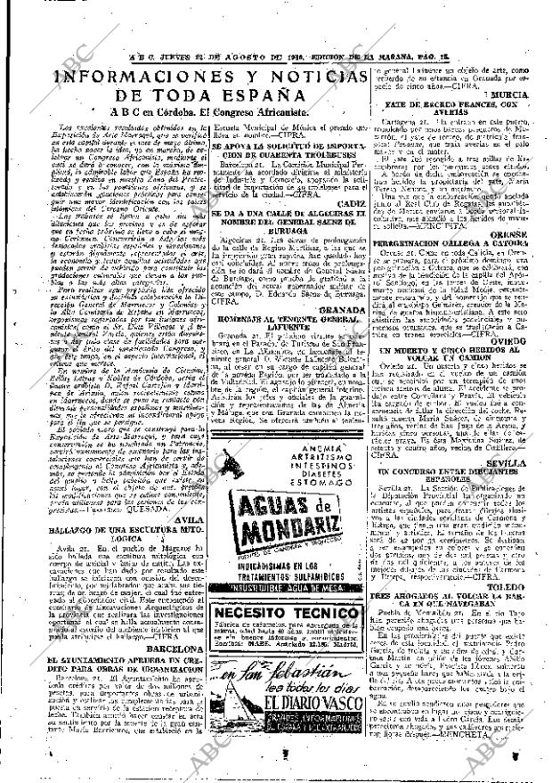 ABC MADRID 22-08-1946 página 15