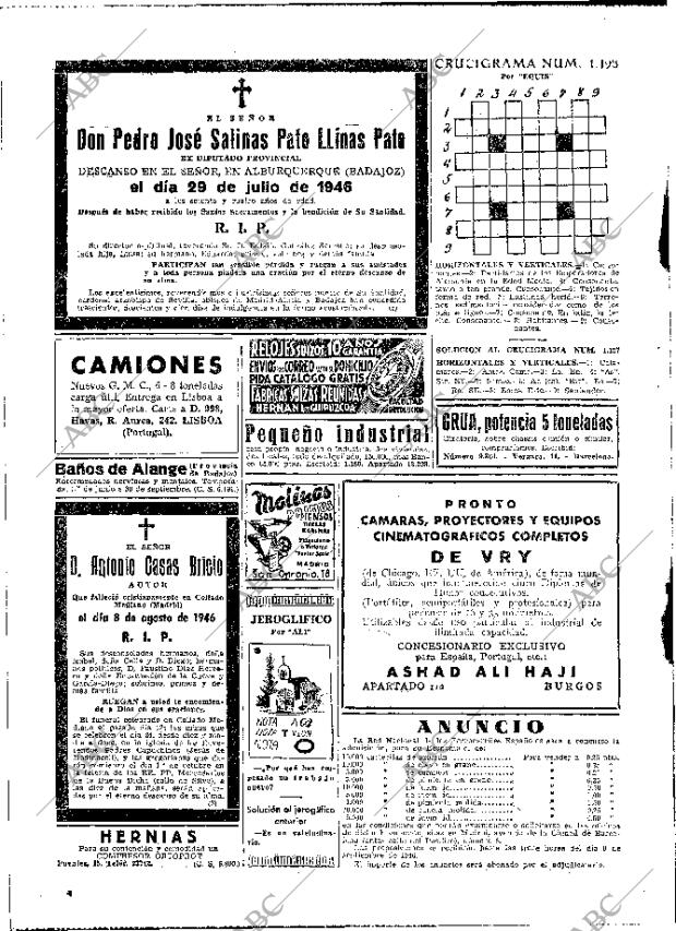 ABC MADRID 22-08-1946 página 2