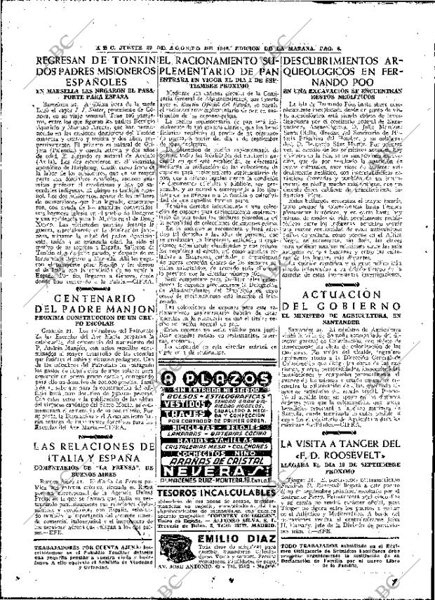 ABC MADRID 22-08-1946 página 8