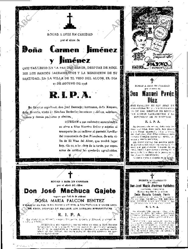 ABC SEVILLA 22-08-1946 página 16