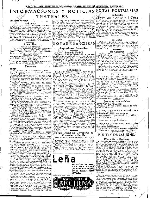ABC SEVILLA 22-08-1946 página 17
