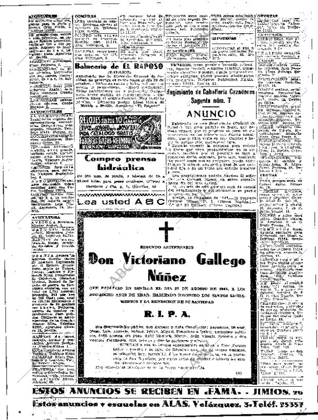 ABC SEVILLA 22-08-1946 página 18