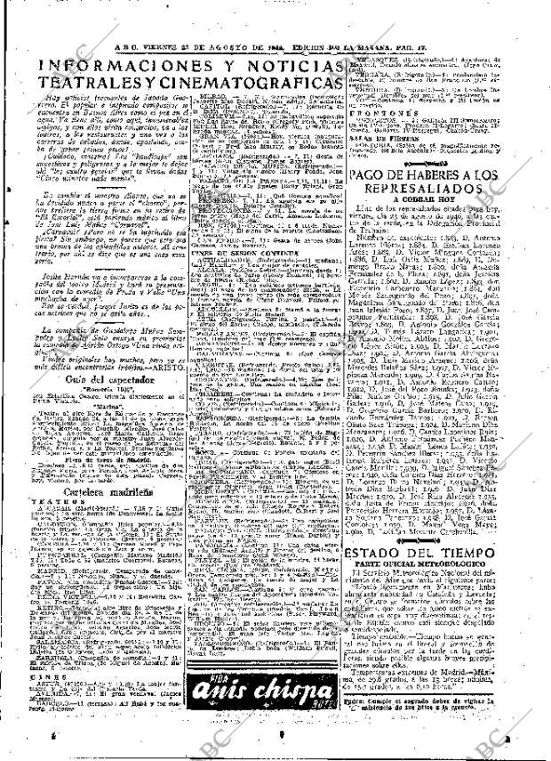 ABC MADRID 23-08-1946 página 17