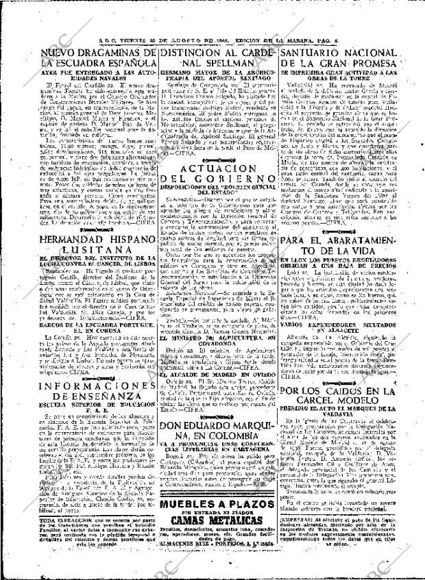 ABC MADRID 23-08-1946 página 8