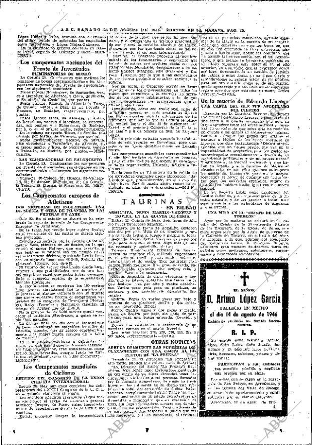 ABC MADRID 24-08-1946 página 18