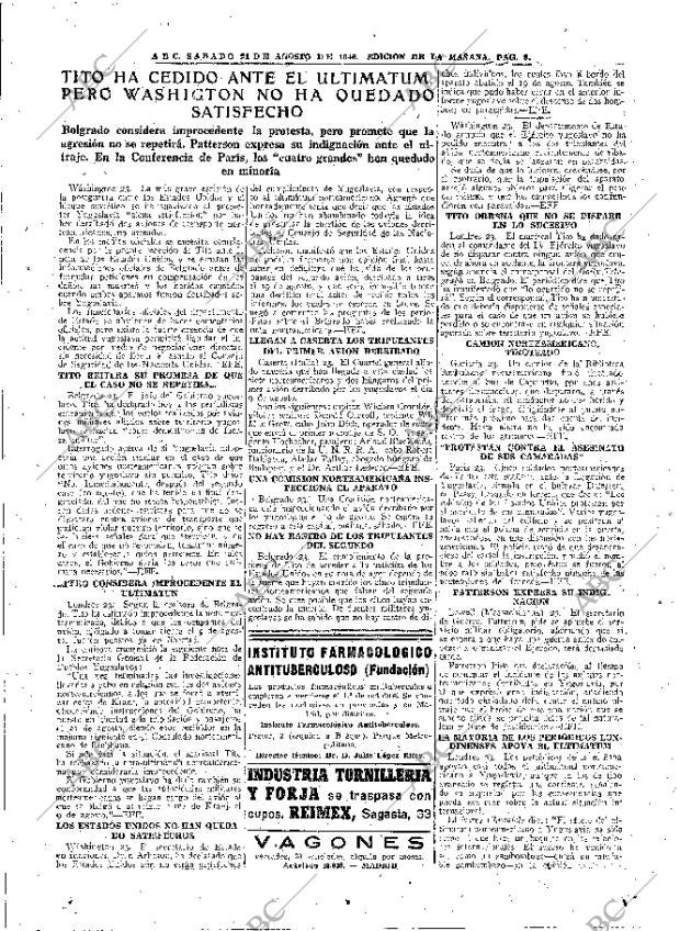 ABC MADRID 24-08-1946 página 9