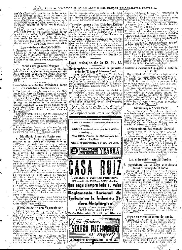 ABC SEVILLA 27-08-1946 página 15