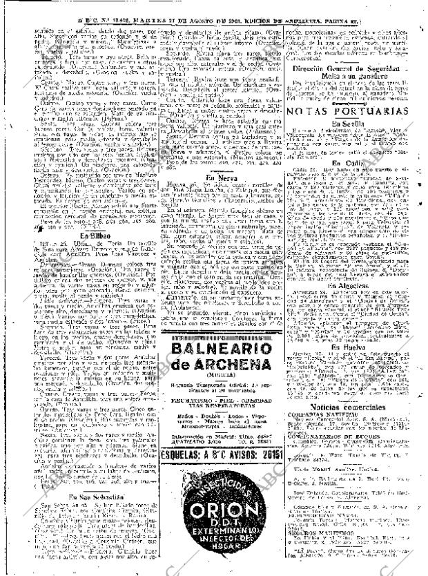 ABC SEVILLA 27-08-1946 página 20