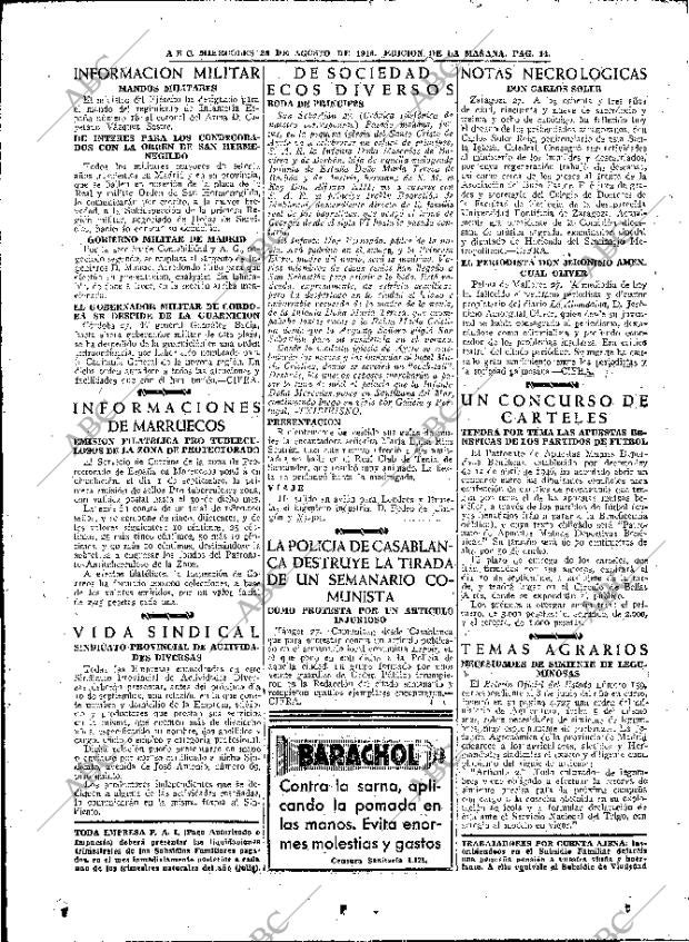 ABC MADRID 28-08-1946 página 14