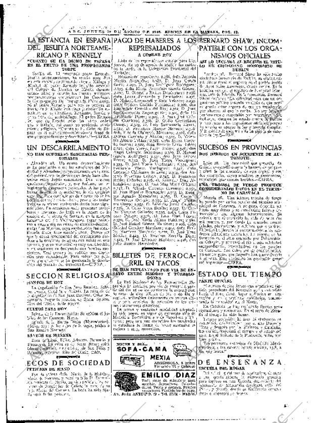ABC MADRID 29-08-1946 página 12