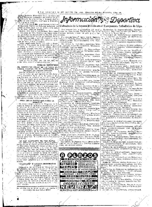 ABC MADRID 31-08-1946 página 20